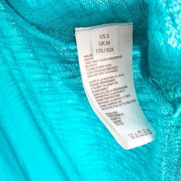 Free People Blue Ruffle Blue Tank Top Women's Size Small S - Picture 5 of 6